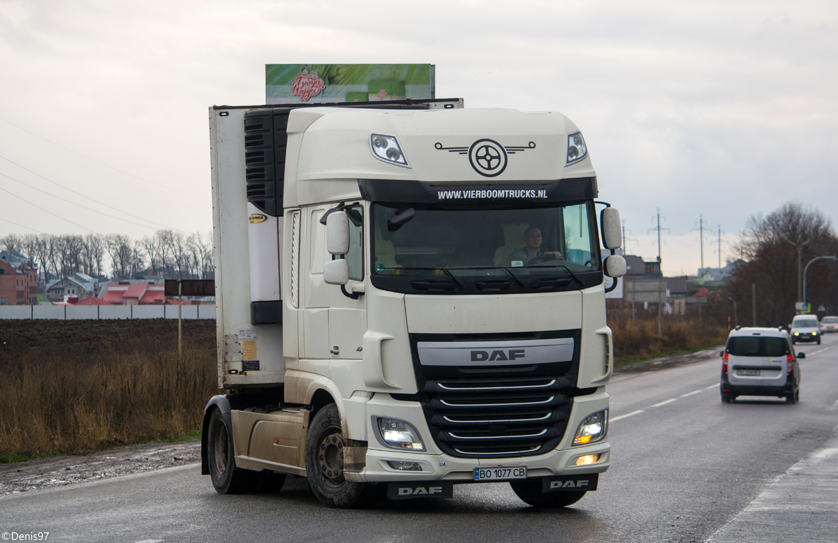 Тернопольская область, № ВО 1077 СВ — DAF XF Euro6 FT