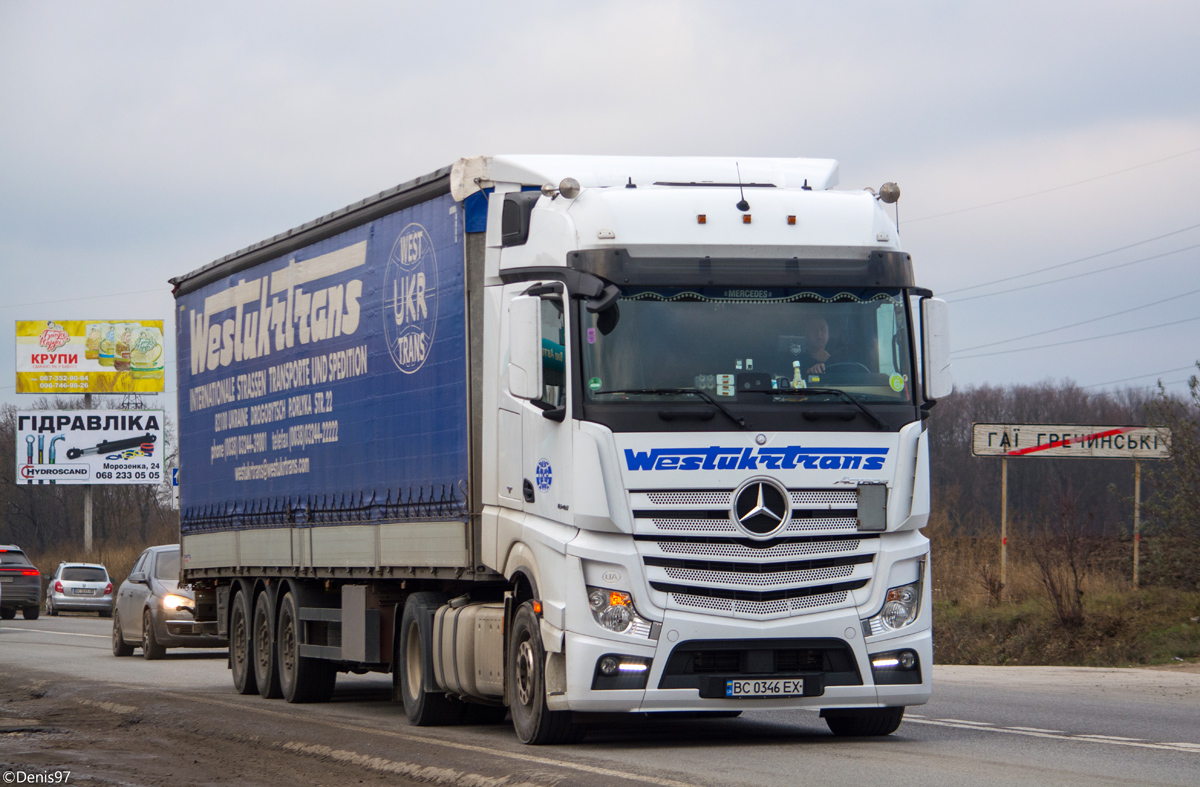 Львовская область, № ВС 0346 ЕХ — Mercedes-Benz Actros ('2011) 1848