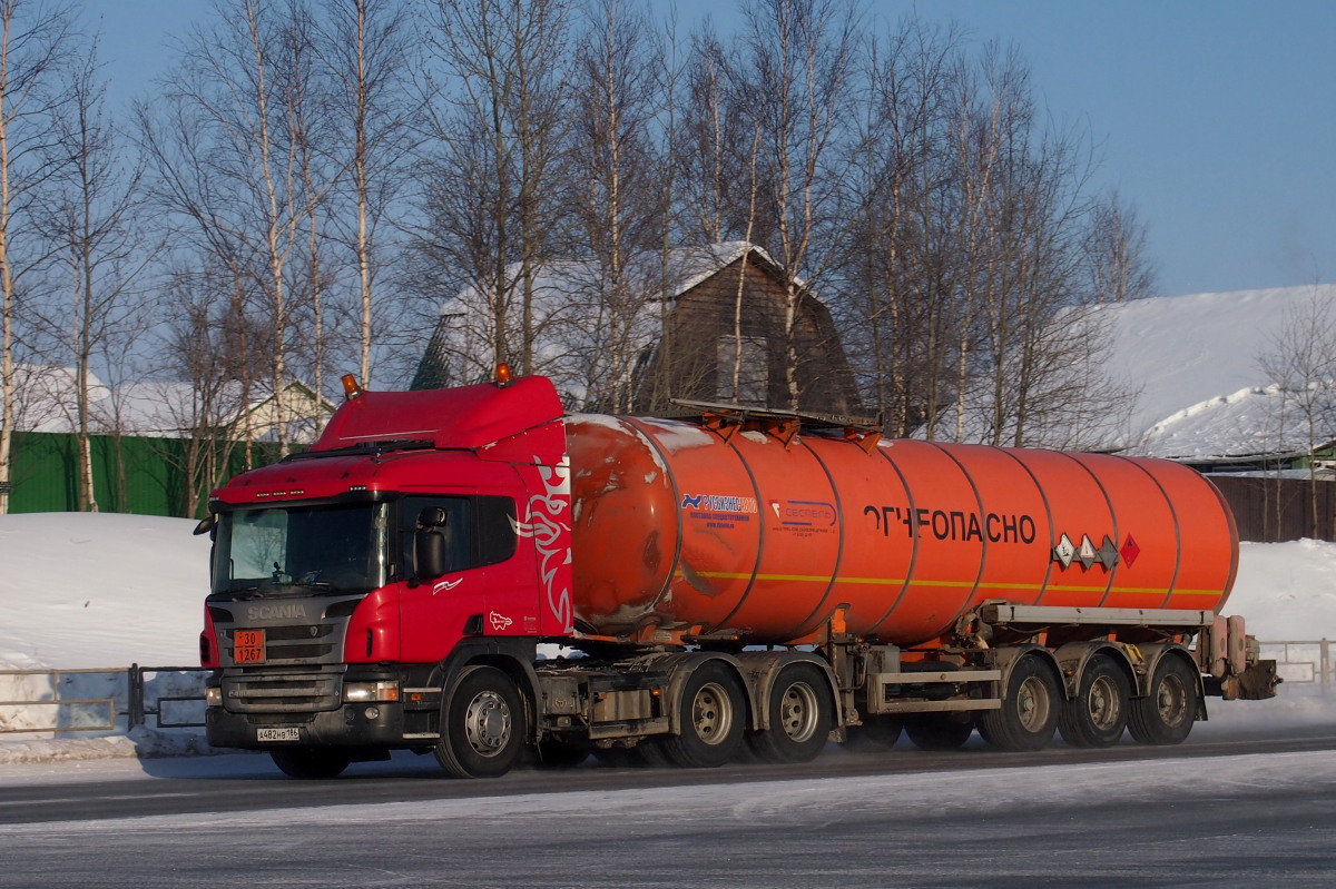 Ханты-Мансийский автоном.округ, № А 482 НВ 186 — Scania ('2011) P400