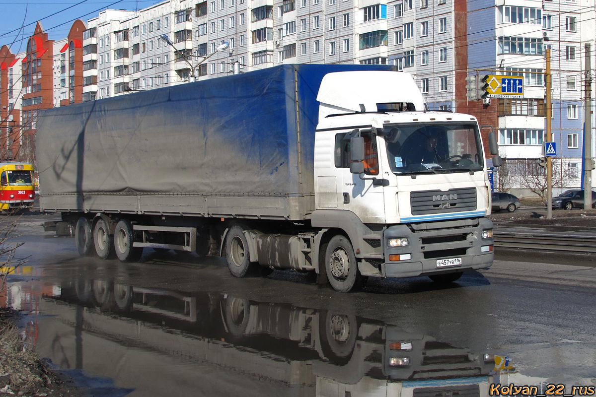 Татарстан, № Е 457 УВ 116 — MAN TGA 18.480