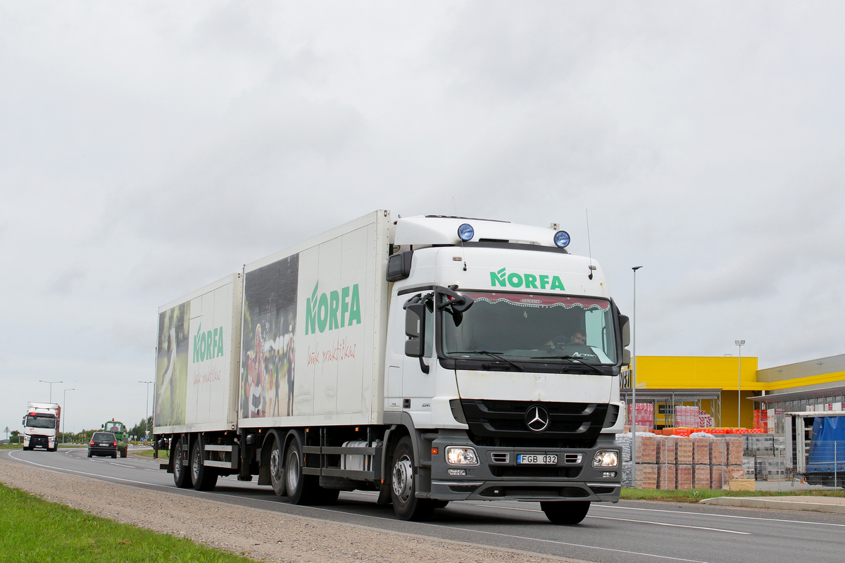 Литва, № FGB 032 — Mercedes-Benz Actros ('2009) 2541