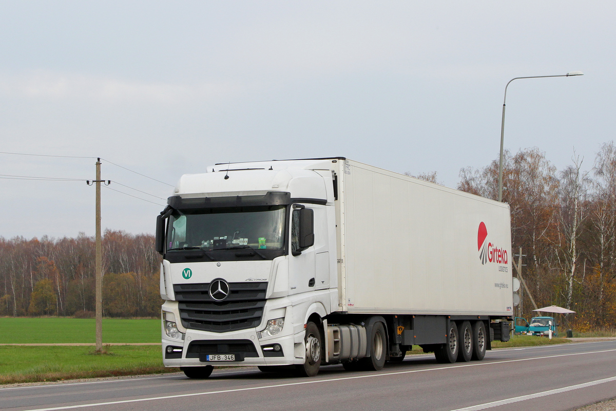 Литва, № JFB 346 — Mercedes-Benz Actros ('2011) 1845