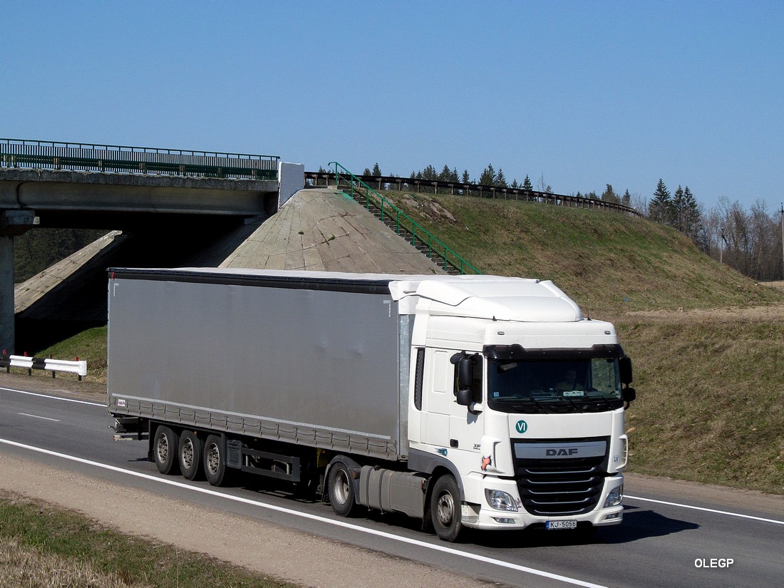 Латвия, № KJ-5056 — DAF XF Euro6 FT