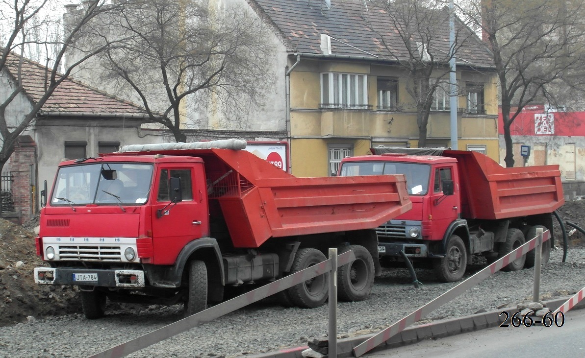 Венгрия, № JTA-784 — КамАЗ-5511; Венгрия — Работы по строительству и реконструкции трамвайной сети в Будапеште