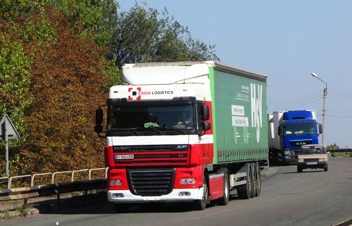 Полтавская область, № ВІ 5024 ЕВ — DAF XF105 FT