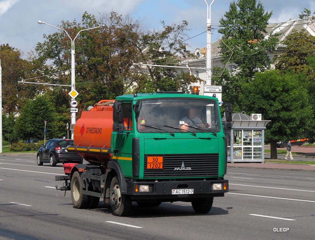 Минск, № АС 1512-7 — МАЗ-4570 (общая модель)