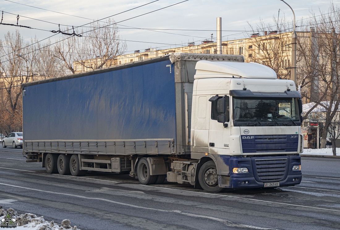 Киргизия, № 08 243 AEE — DAF XF105 FT