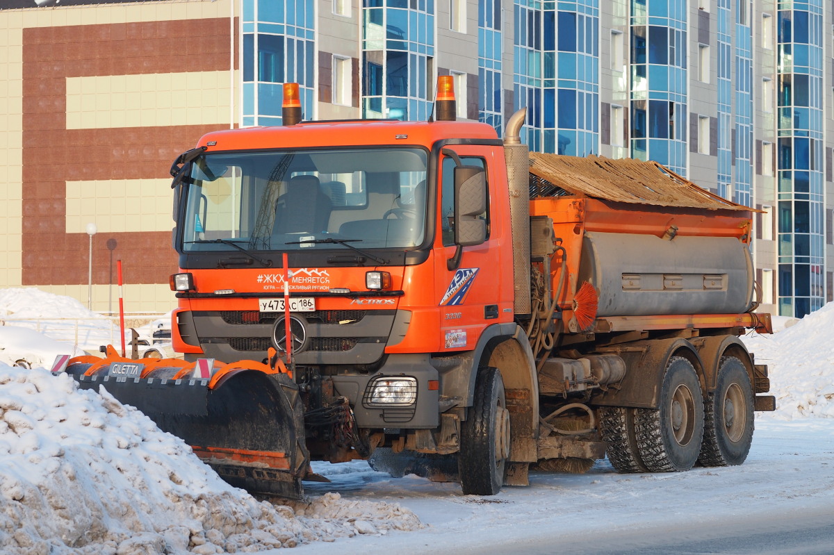 Ханты-Мансийский автоном.округ, № У 473 АС 186 — Mercedes-Benz Actros ('2009) 3336