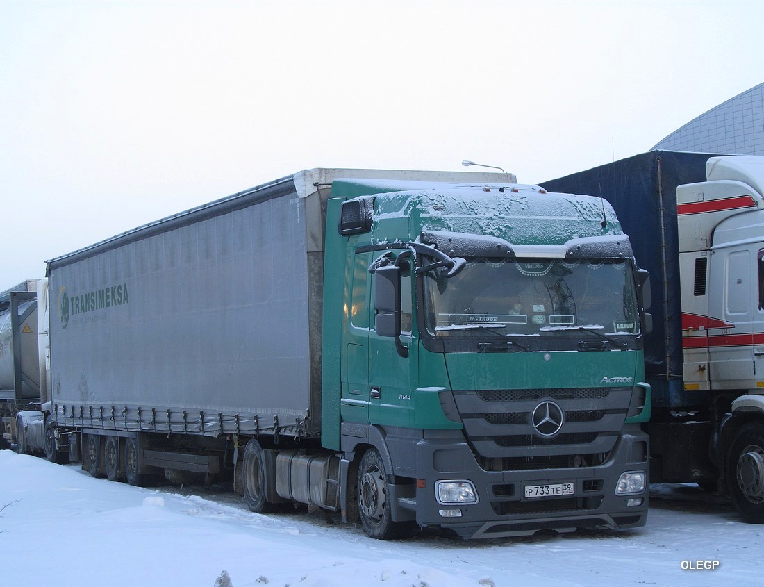 Калининградская область, № Р 733 ТЕ 39 — Mercedes-Benz Actros ('2009) 1844