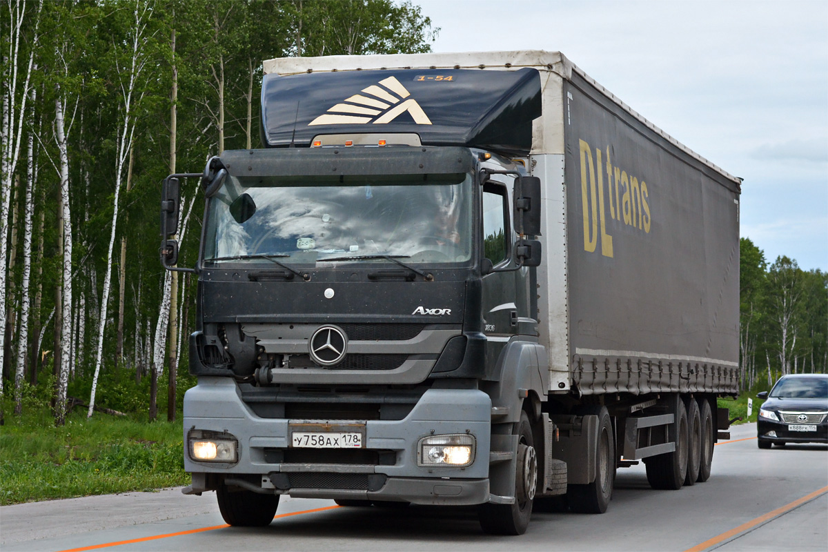 Санкт-Петербург, № У 758 АХ 178 — Mercedes-Benz Axor 1836