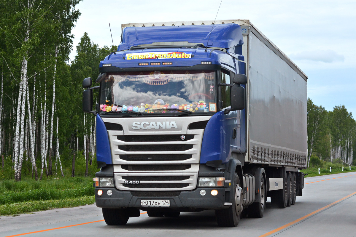 Челябинская область, № Р 017 ХЕ 174 — Scania ('2013) R400