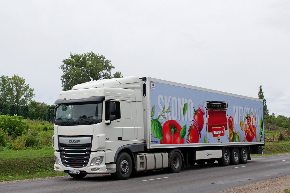 Литва, № HGV 623 — DAF XF Euro6 FT