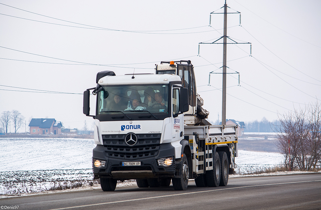 Львовская область, № ВС 7009 ІР — Mercedes-Benz Arocs (общ.м)