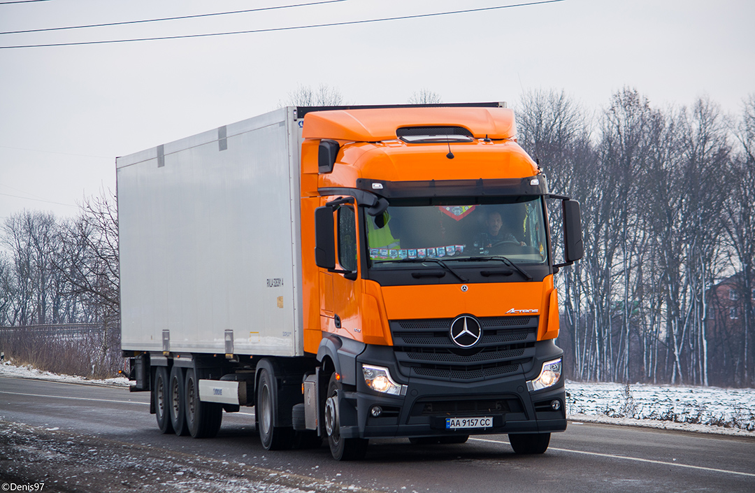 Киевская область, № АА 9157 СС — Mercedes-Benz Actros ('2018) 1842