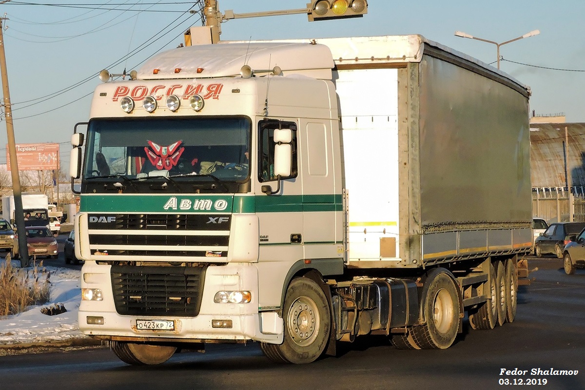 Тюменская область, № О 423 КР 72 — DAF XF95 FT