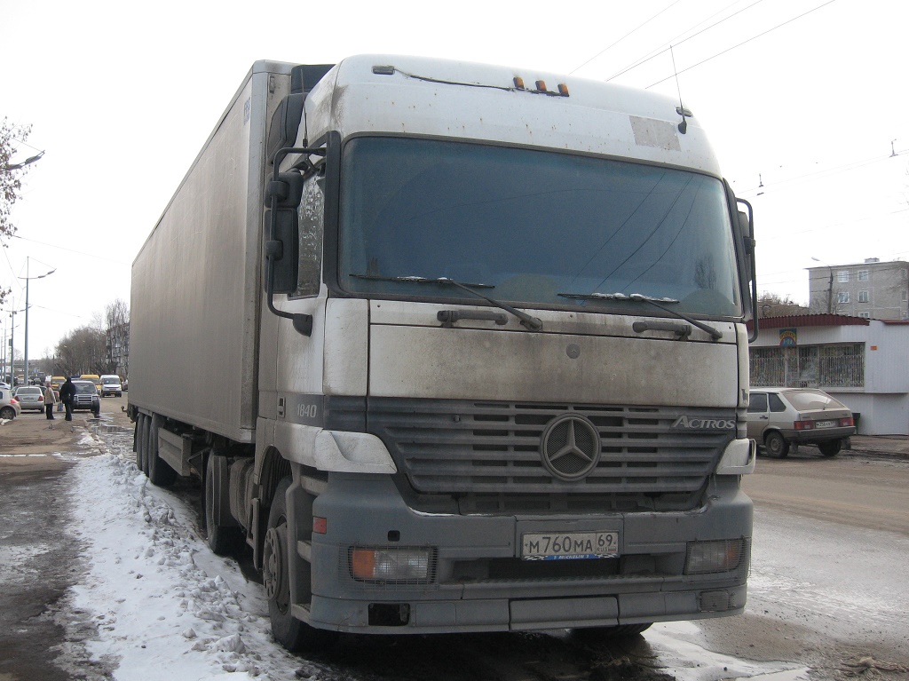 Тверская область, № М 760 МА 69 — Mercedes-Benz Actros ('1997) 1840