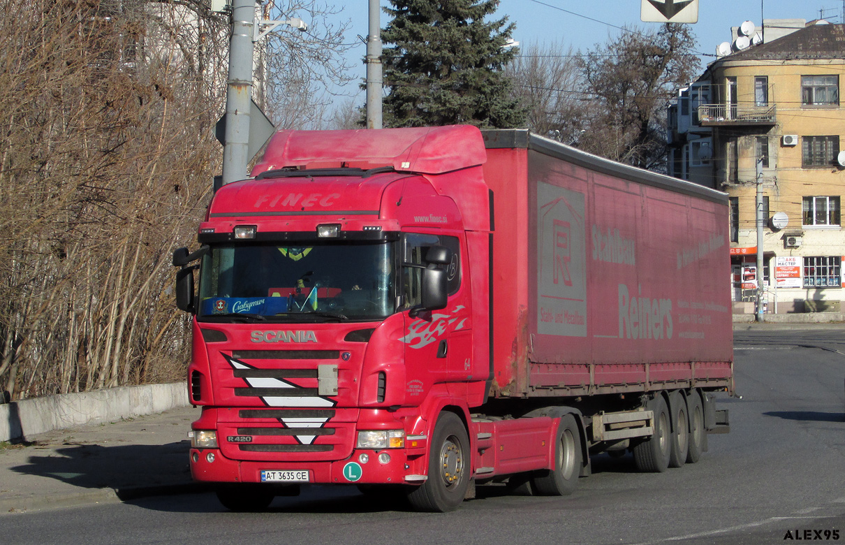 Ивано-Франковская область, № АТ 3635 СЕ — Scania ('2004) R420