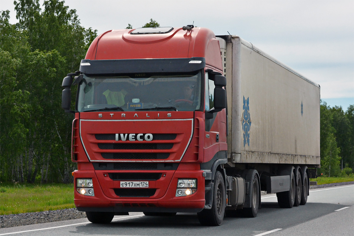 Челябинская область, № Е 917 ХМ 174 — IVECO Stralis ('2007) 420