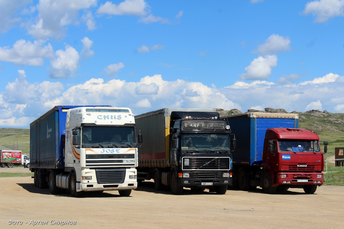 Восточно-Казахстанская область, № F 786 DMN — DAF 95XF FT