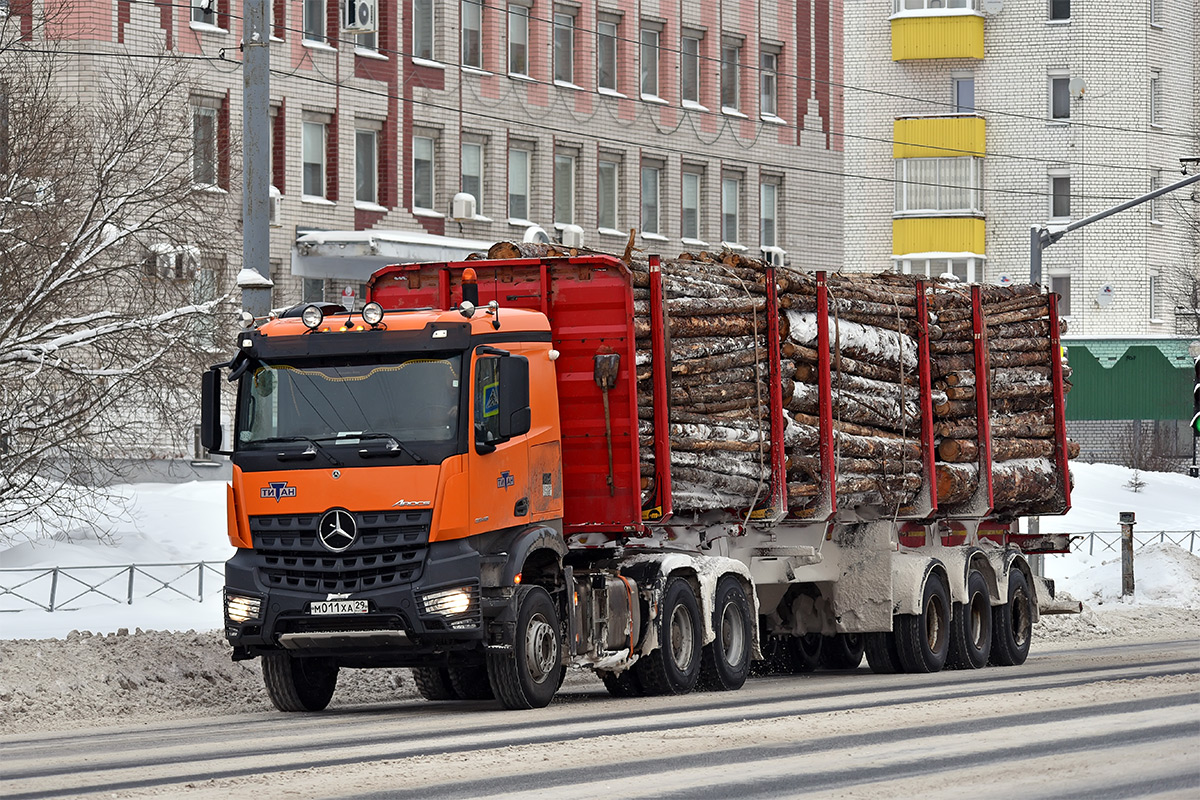 Архангельская область, № М 011 ХА 29 — Mercedes-Benz Arocs 3348 [Z9M]