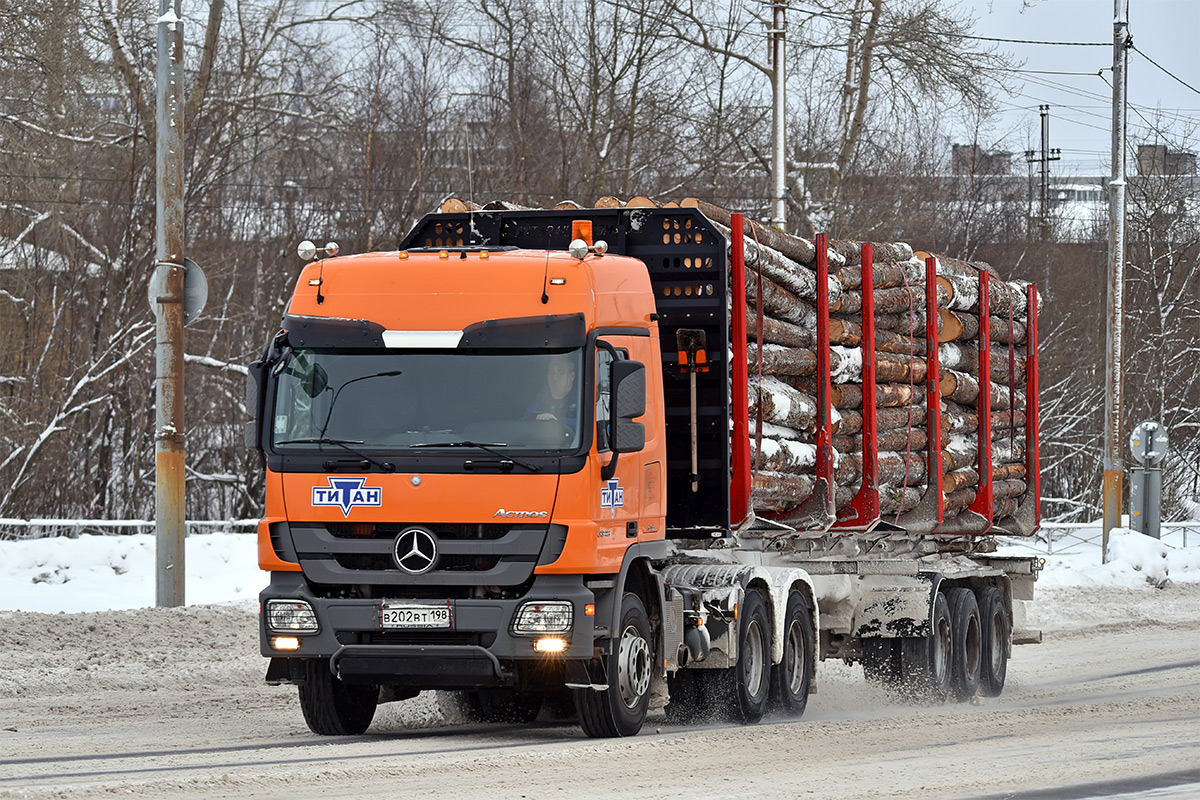 Архангельская область, № В 202 ВТ 198 — Mercedes-Benz Actros '09 3346 [Z9M]