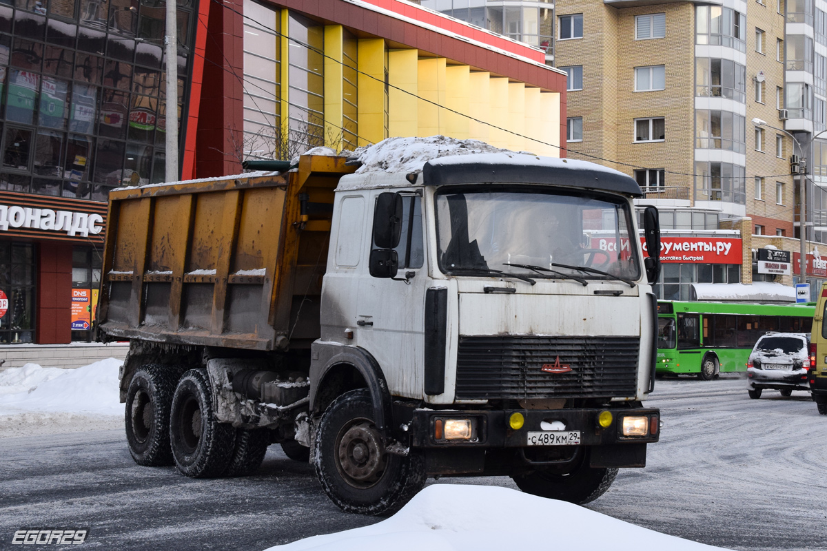 Архангельская область, № С 489 КМ 29 — МАЗ-551605