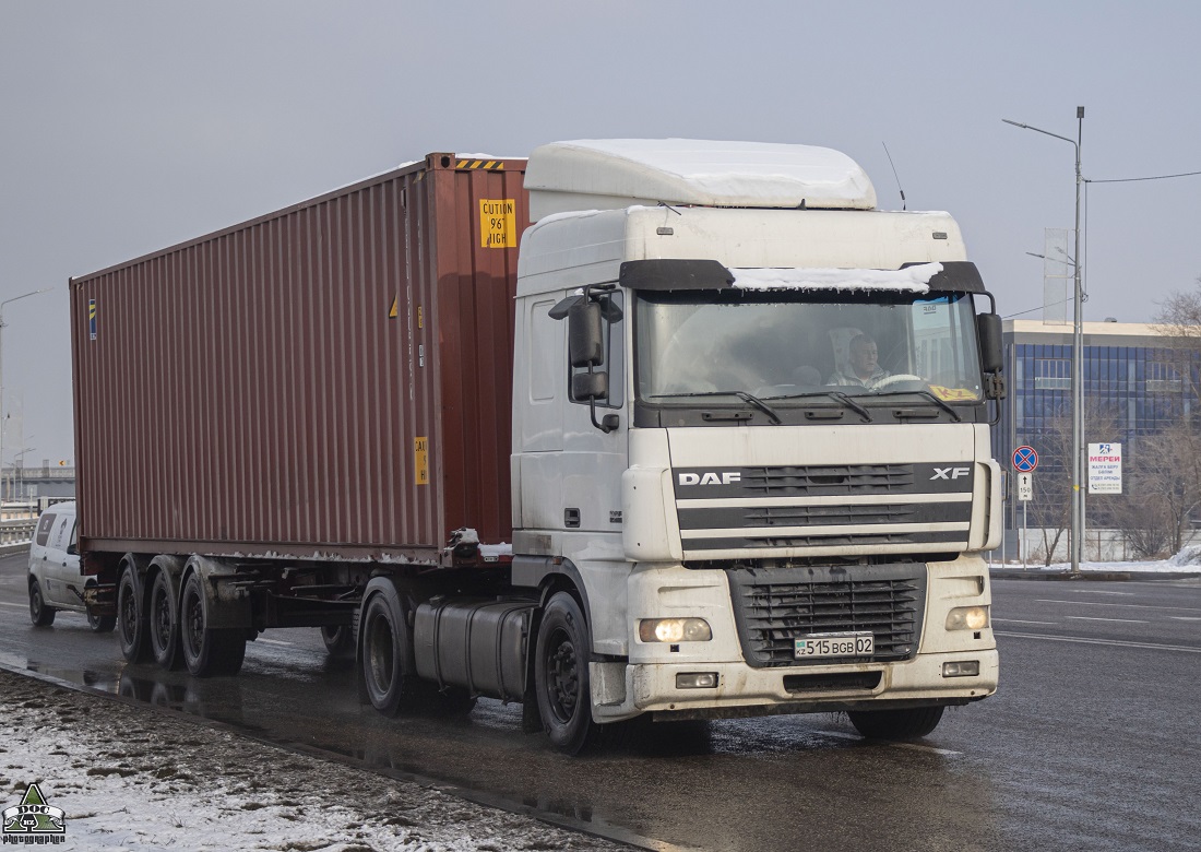 Алматы, № 515 BGB 02 — DAF XF95 FT