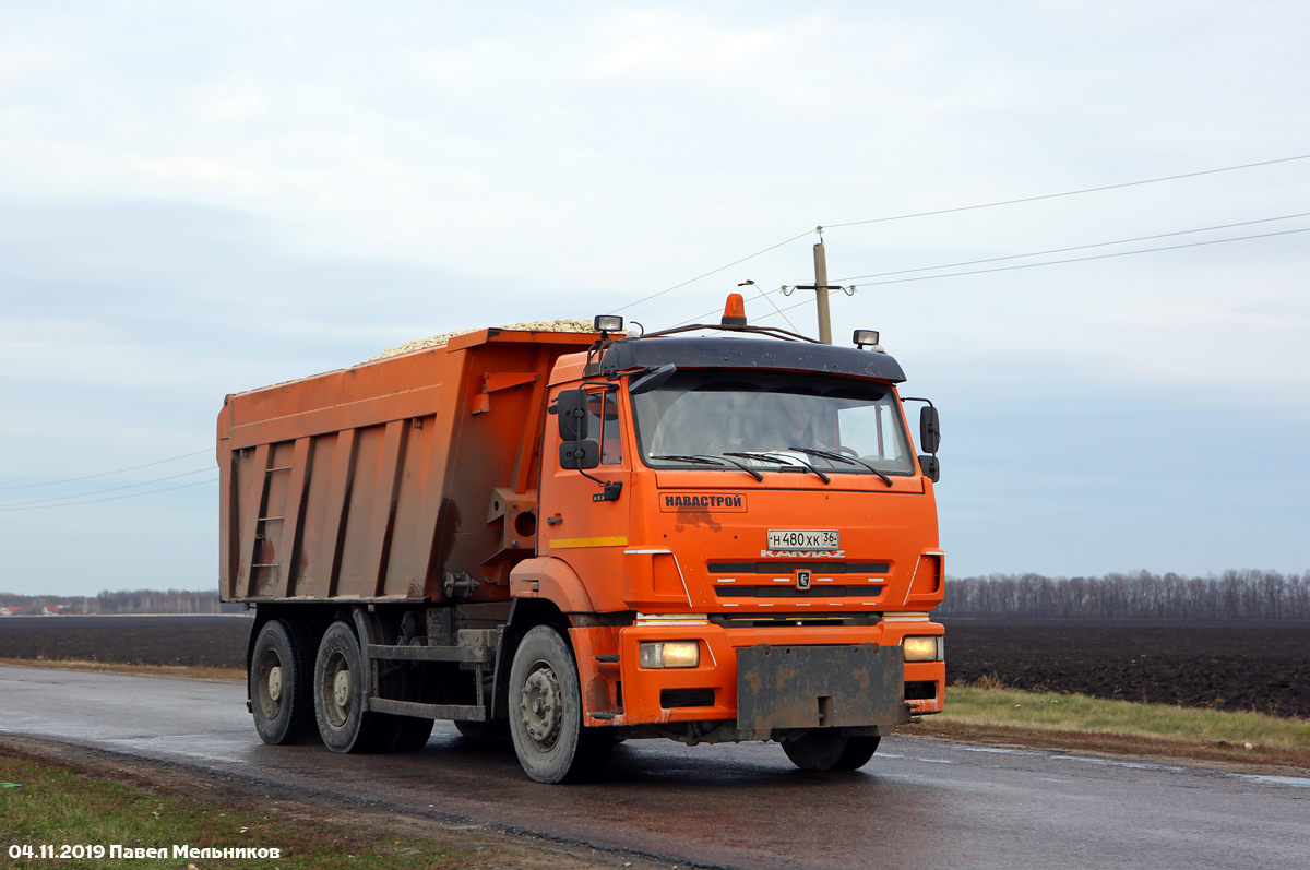 Воронежская область, № Н 480 ХК 36 — КамАЗ-6520-63