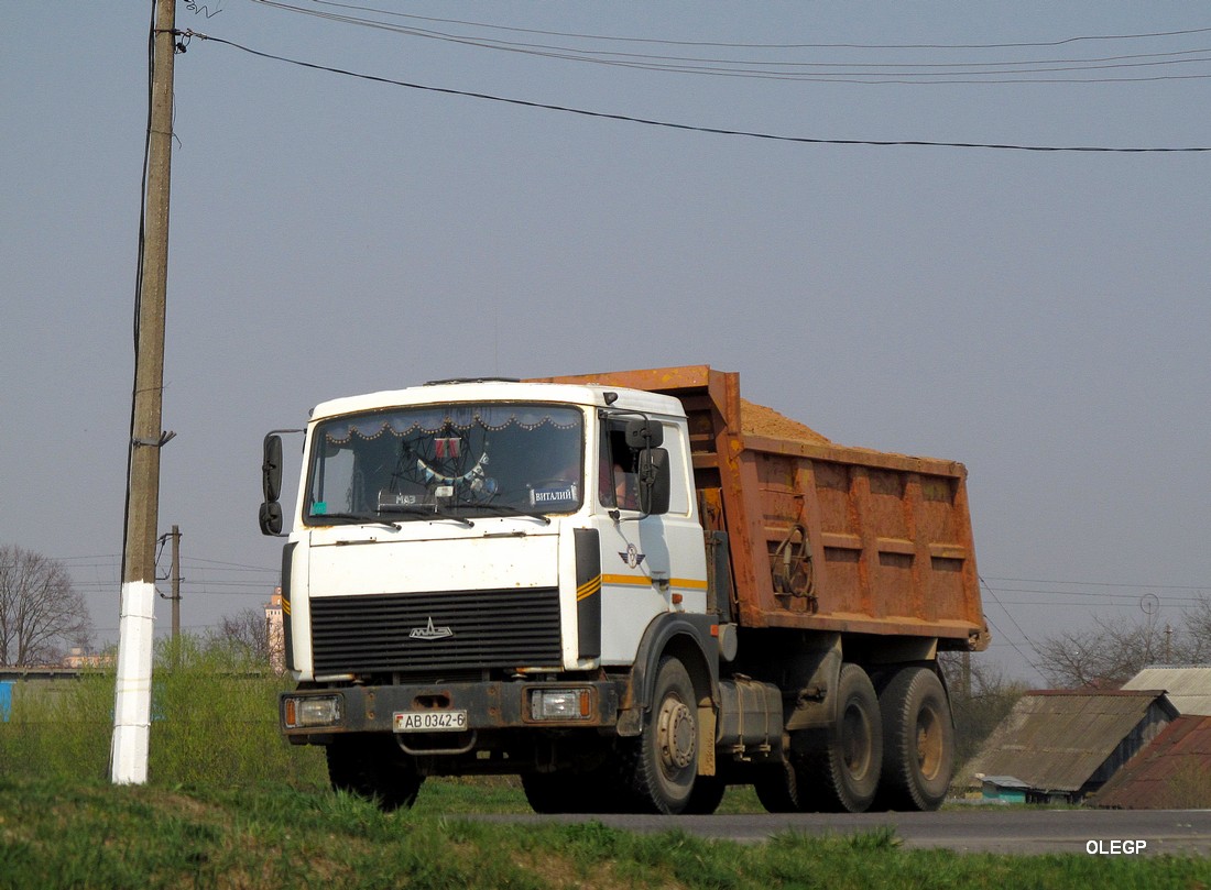 Могилёвская область, № АВ 0342-6 — МАЗ-5516 (общая модель)