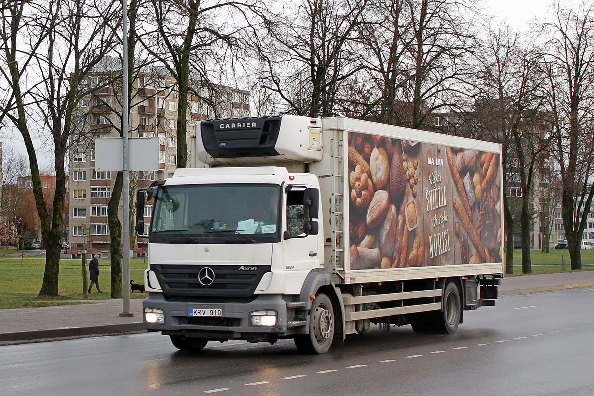 Литва, № KRV 910 — Mercedes-Benz Axor 1824