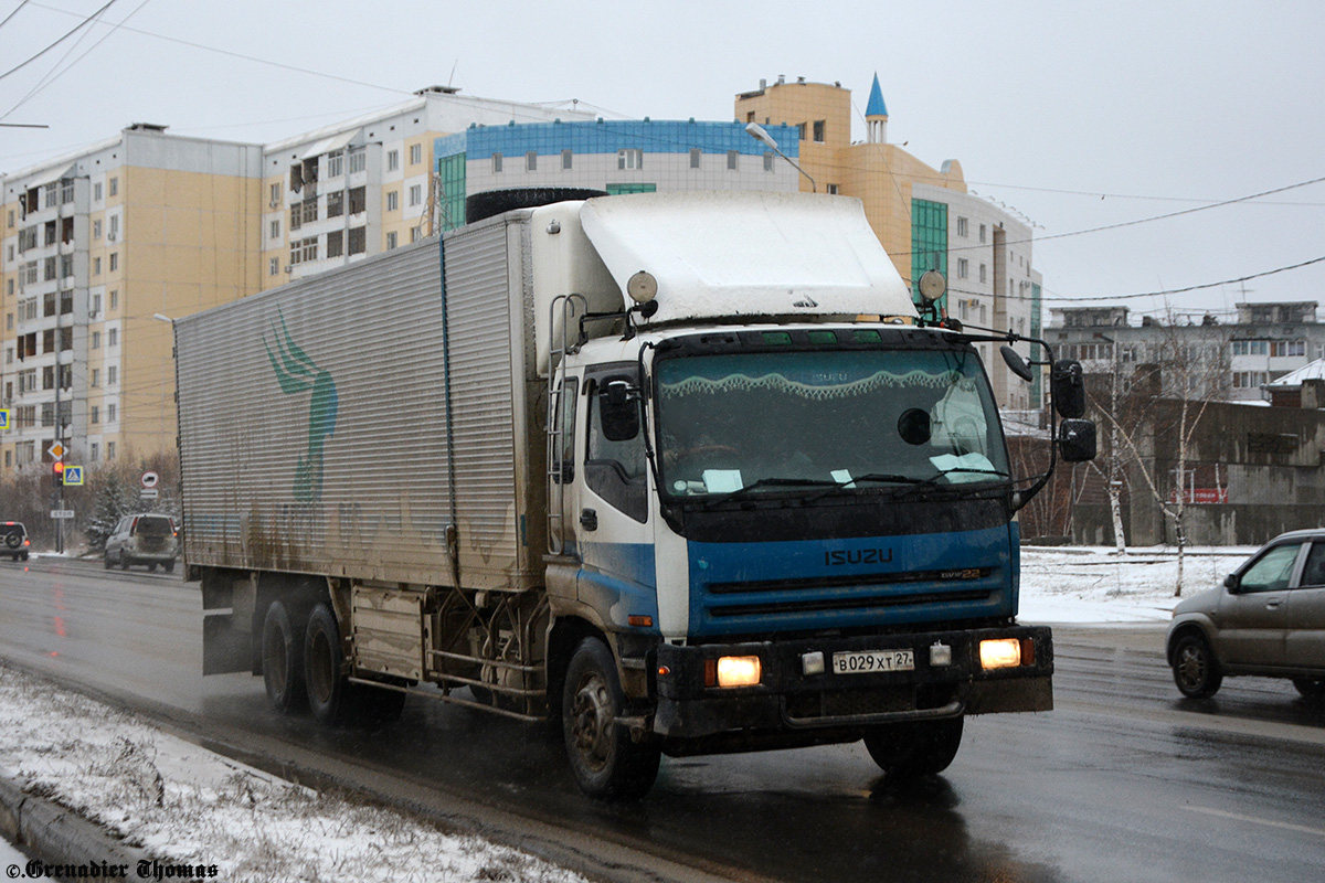 Хабаровский край, № В 029 ХТ 27 — Isuzu Giga (общая модель)