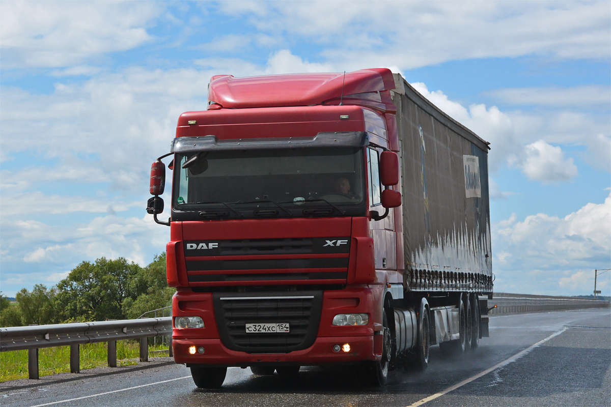 Новосибирская область, № С 324 ХС 154 — DAF XF105 FT