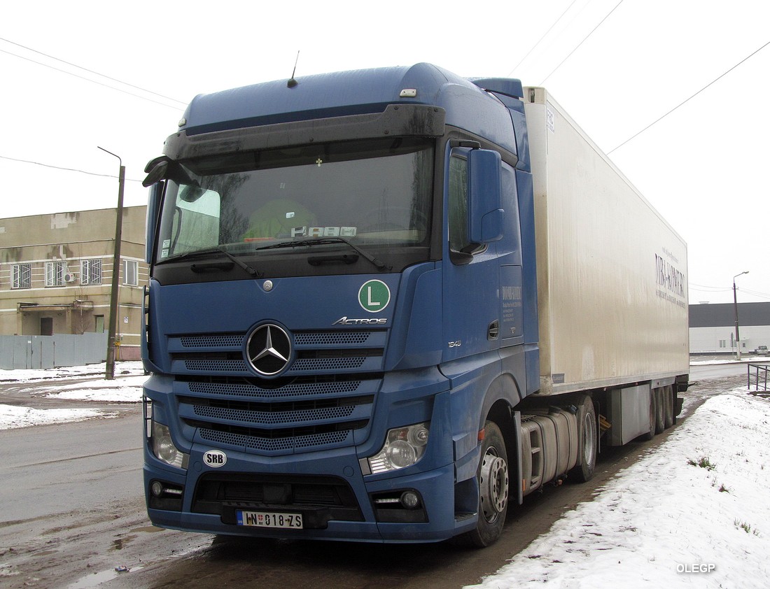 Сербия, № IN 018-ZS — Mercedes-Benz Actros ('2011) 1845