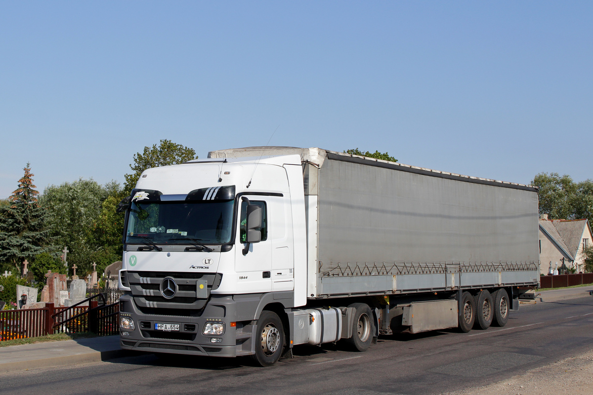 Литва, № HFA 654 — Mercedes-Benz Actros ('2009) 1844