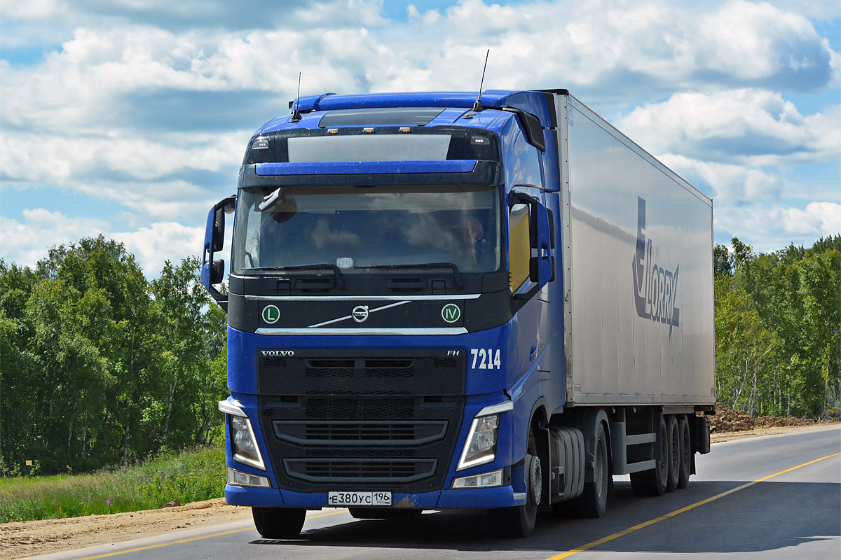 Свердловская область, № 7214 — Volvo ('2012) FH.420 [X9P]