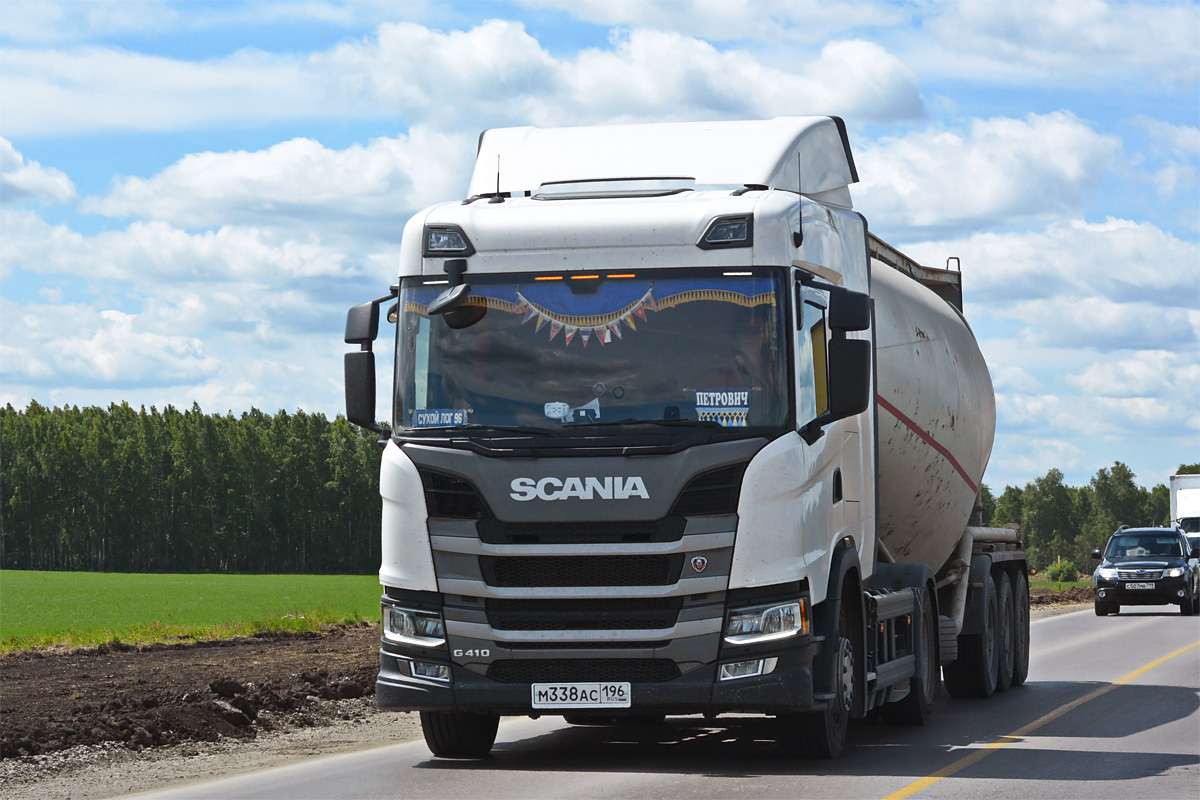 Свердловская область, № М 338 АС 196 — Scania ('2016) G410