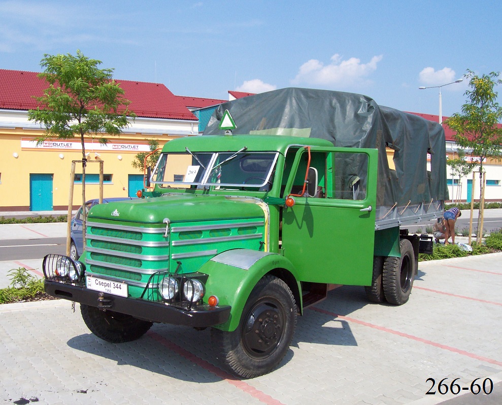 Венгрия, № GLZ-264 — Csepel D-344; Венгрия — I. Nemzetközi Ikarus, Csepel és Veteránjármű Találkozó, Polgár (2008)