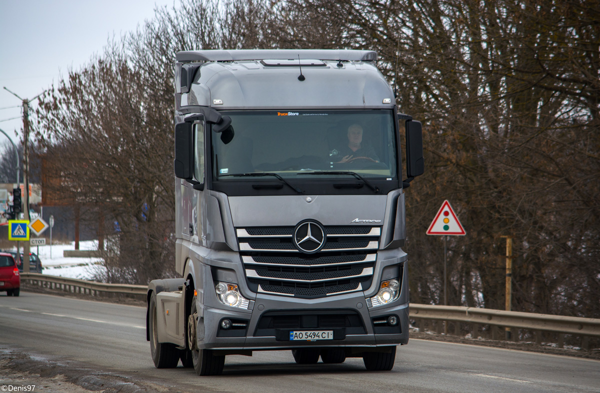 Закарпатская область, № АО 5494 СІ — Mercedes-Benz Actros ('2011) 1845