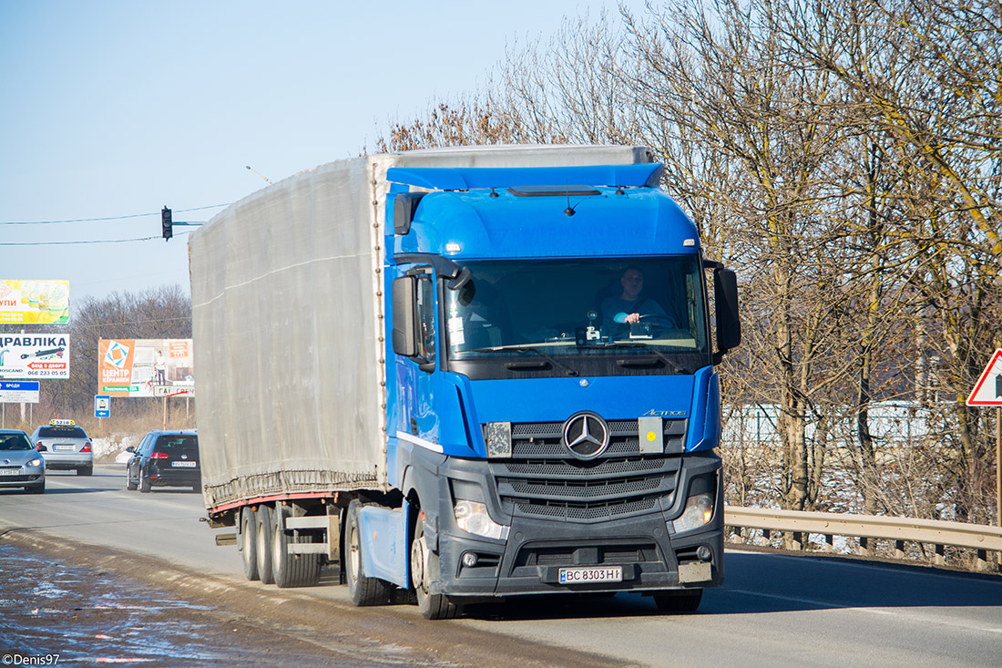 Львовская область, № ВС 8303 НІ — Mercedes-Benz Actros ('2011) 1842