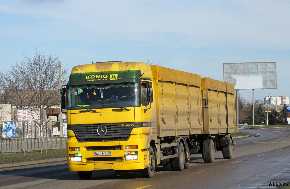 Днепропетровская область, № АЕ 1145 ІС — Mercedes-Benz Actros ('1997) 2540