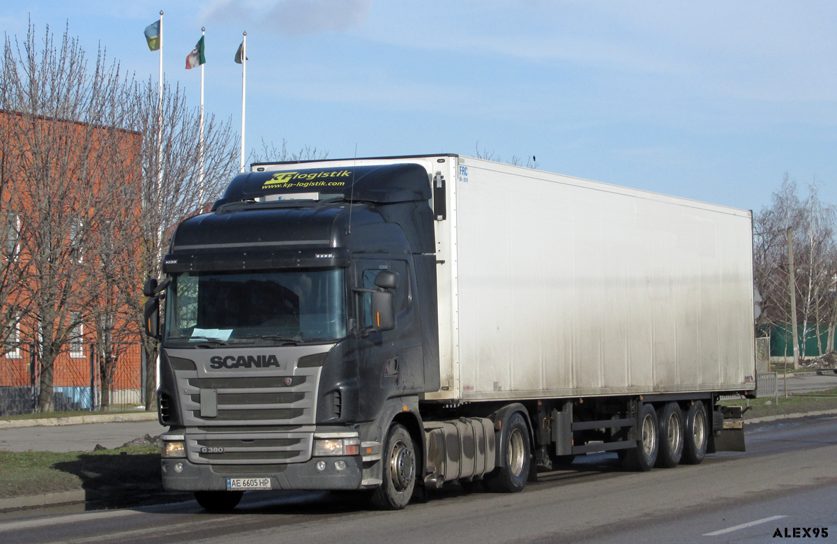 Днепропетровская область, № АЕ 6605 НР — Scania ('2009) G380