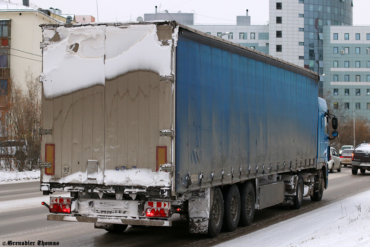 Липецкая область, № О 409 ЕУ 48 — DAF XF105 FT