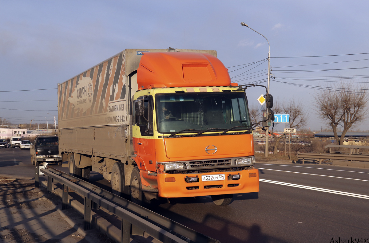 Красноярский край, № А 322 ОМ 124 — Hino Profia