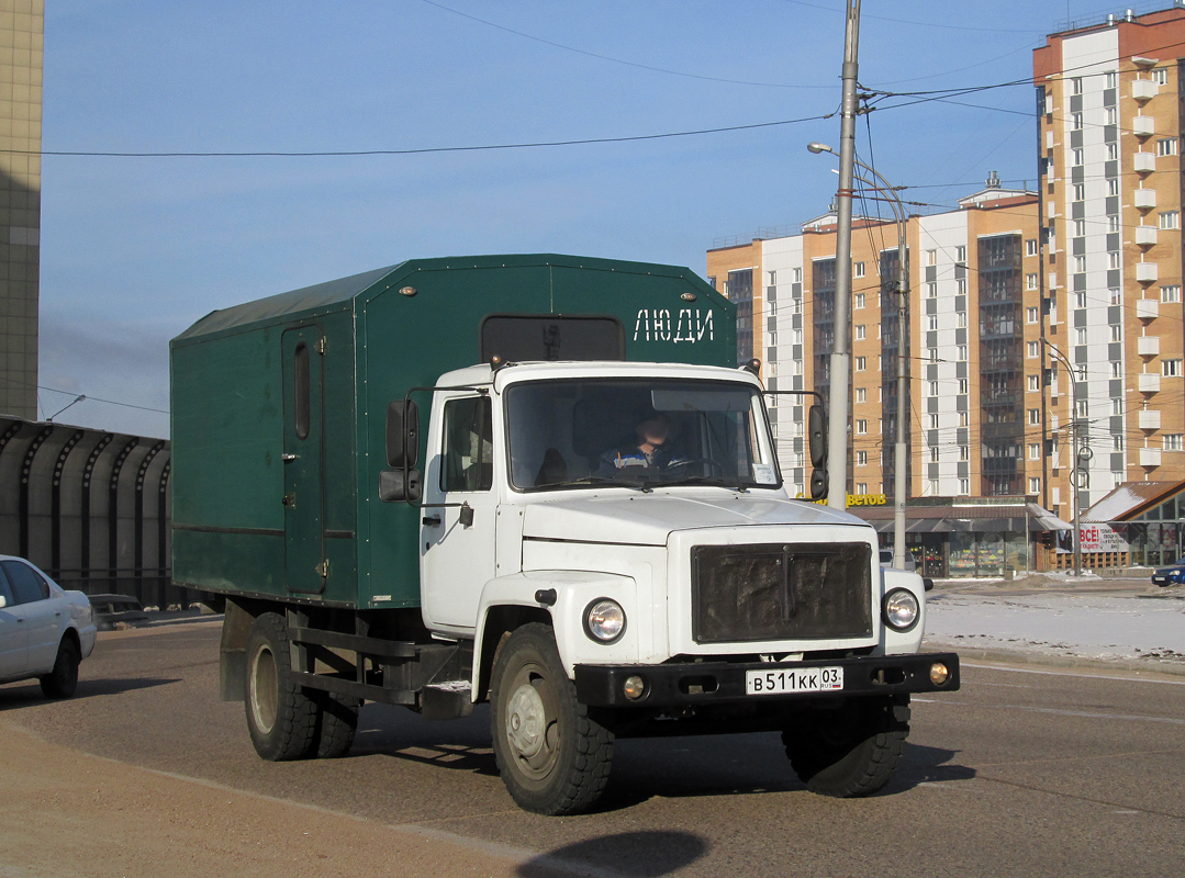 Бурятия, № В 511 КК 03 — ГАЗ-3309