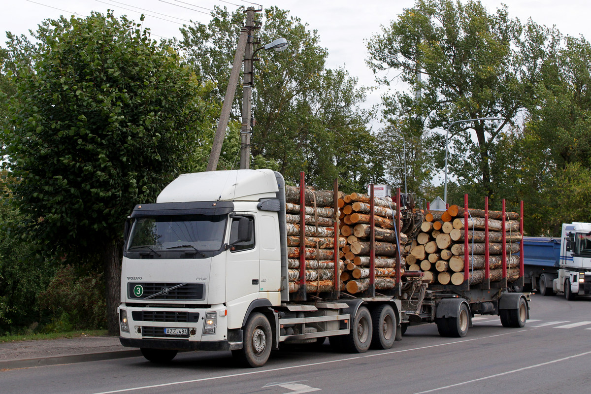 Литва, № AZZ 484 — Volvo ('2002) FH12.420