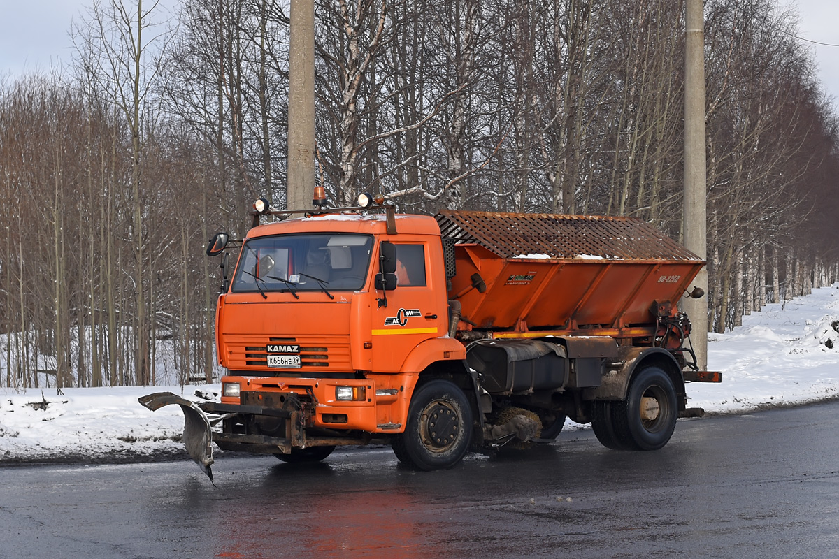 Архангельская область, № К 666 НЕ 29 — КамАЗ-53605-62
