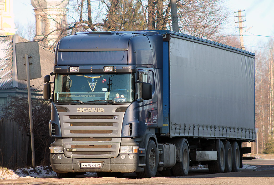 Архангельская область, № К 478 ХМ 29 — Scania ('2004) R420