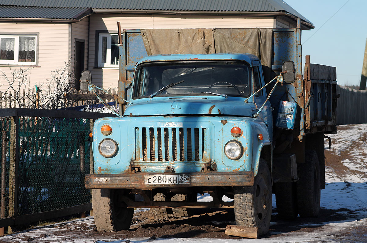 Вологодская область, № С 280 КН 35 — ГАЗ-53-02