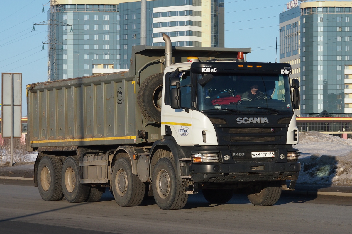 Ханты-Мансийский автоном.округ, № А 381 ЕЕ 186 — Scania ('2011) P400