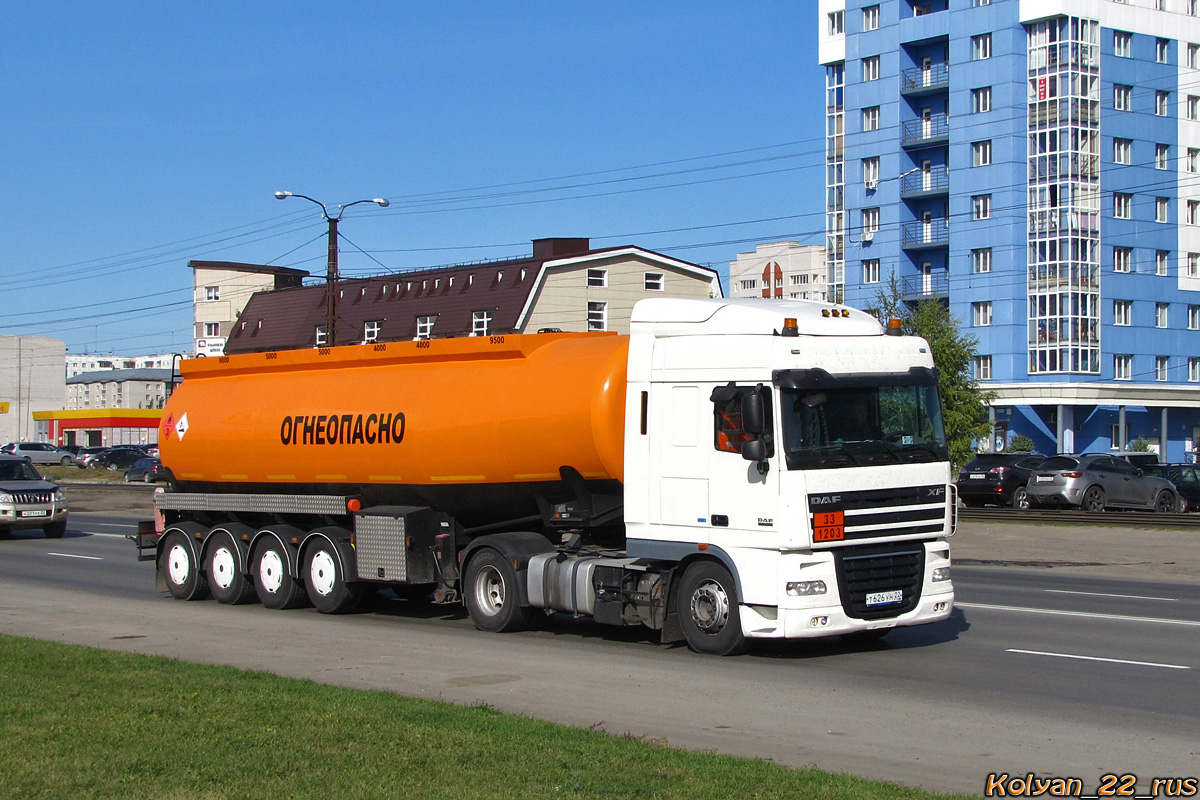 Алтайский край, № Т 626 УН 22 — DAF XF105 FT